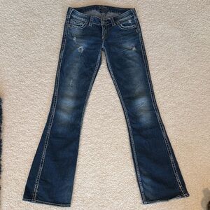 Silver Jeans Dark Blue Flare Jeans